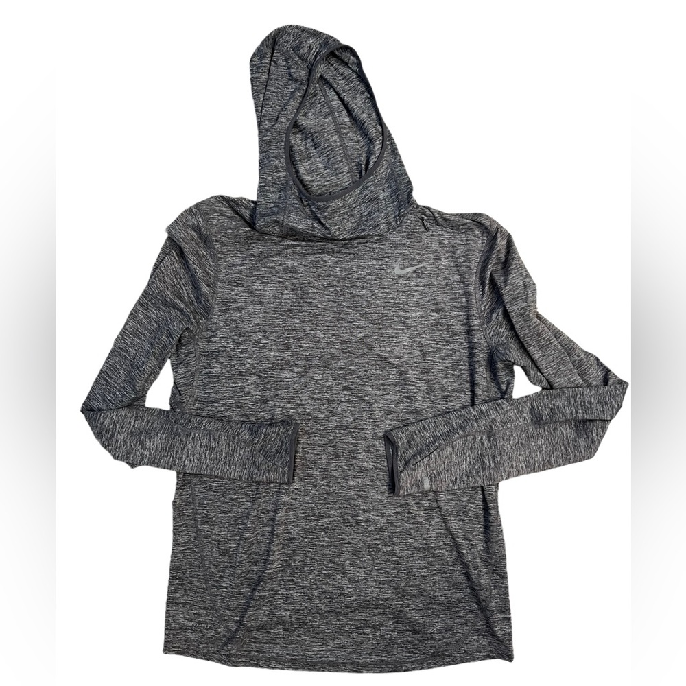 Nike Mens Running Hooded Shirt- M